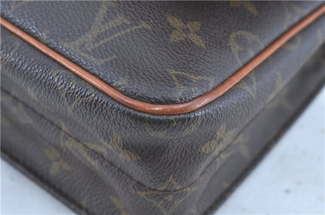 Auth LOUIS VUITTON Monogram Cartouchiere GM Clutch Bag M51252 Junk H7852