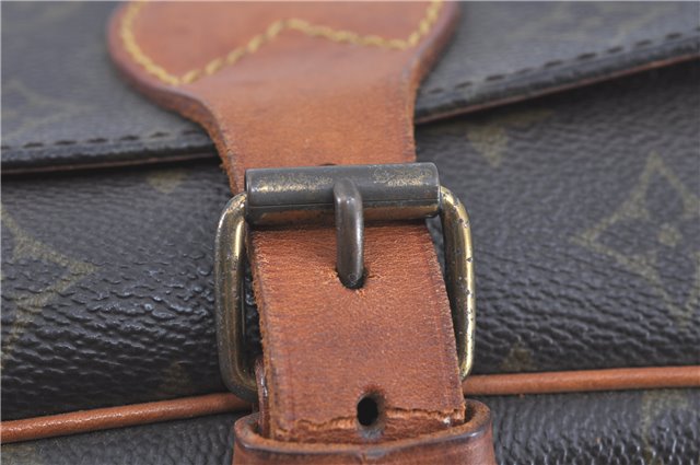 Auth LOUIS VUITTON Monogram Cartouchiere GM Clutch Bag M51252 Junk H7852