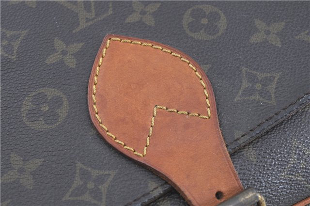 Auth LOUIS VUITTON Monogram Cartouchiere GM Clutch Bag M51252 Junk H7852