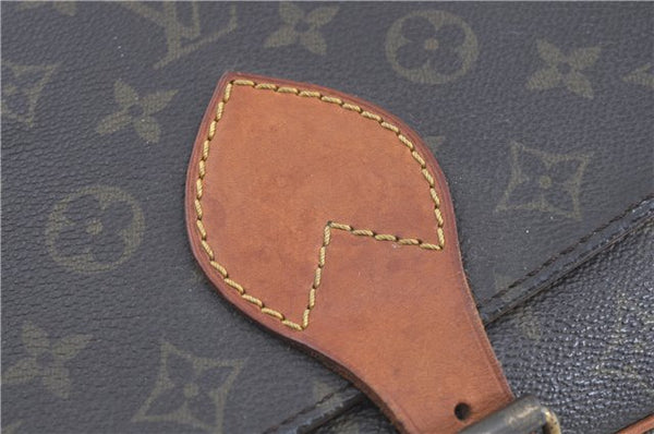 Auth LOUIS VUITTON Monogram Cartouchiere GM Clutch Bag M51252 Junk H7852