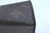 Auth LOUIS VUITTON Monogram Cartouchiere GM Clutch Bag M51252 Junk H7852