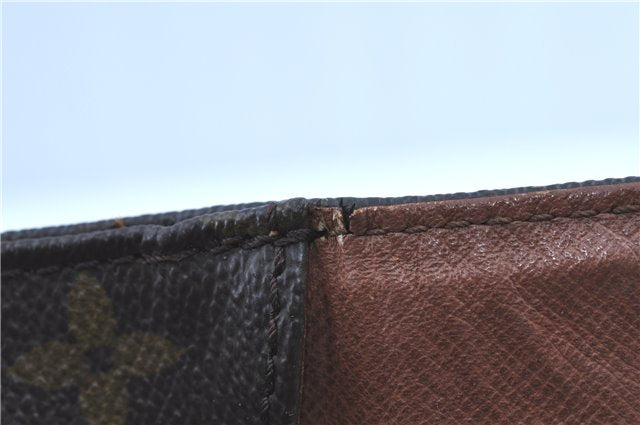 Auth LOUIS VUITTON Monogram Cartouchiere GM Clutch Bag M51252 Junk H7852