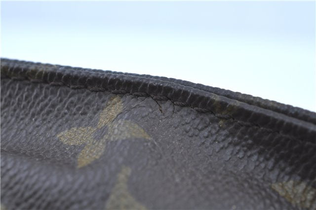 Auth LOUIS VUITTON Monogram Cartouchiere GM Clutch Bag M51252 Junk H7852