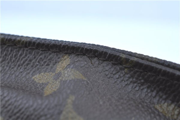 Auth LOUIS VUITTON Monogram Cartouchiere GM Clutch Bag M51252 Junk H7852