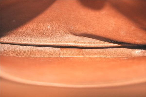 Auth LOUIS VUITTON Monogram Cartouchiere GM Clutch Bag M51252 Junk H7852