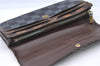 Authentic LOUIS VUITTON Damier Portefeuille Sarah Purse Wallet N61734 LV H7866