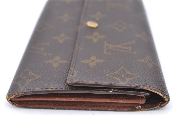 Auth LOUIS VUITTON Monogram Pochette Porte Monnaie Credit Wallet M61725 LV H7867