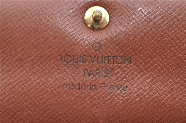 Auth LOUIS VUITTON Monogram Pochette Porte Monnaie Credit Wallet M61725 LV H7867