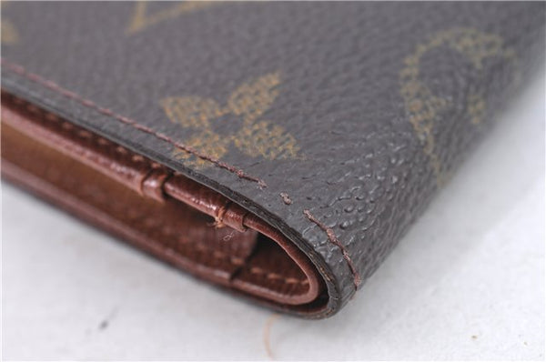 Auth LOUIS VUITTON Monogram Porte Monnaie Billets Viennois M61663 Wallet H7871