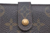 Auth LOUIS VUITTON Monogram Porte Monnaie Billets Viennois M61663 Wallet H7871