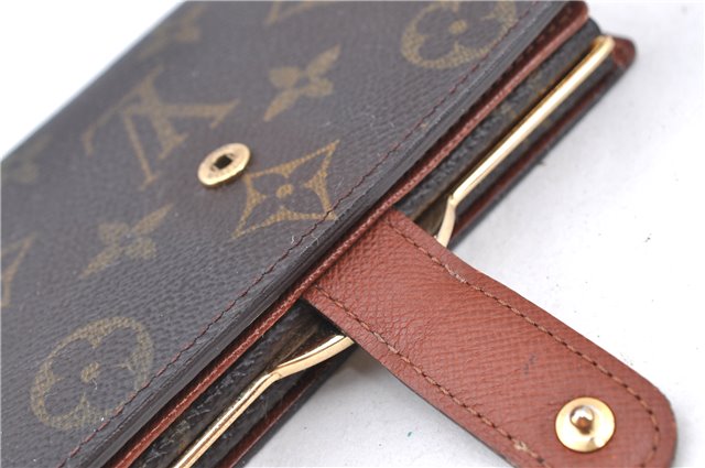 Auth LOUIS VUITTON Monogram Porte Monnaie Billets Viennois M61663 Wallet H7871