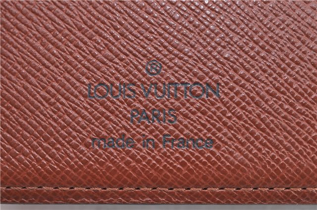 Auth LOUIS VUITTON Monogram Porte Monnaie Billets Viennois M61663 Wallet H7871