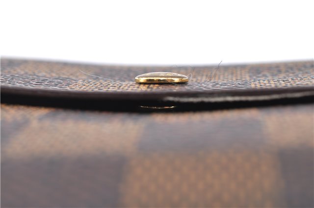 Authetic LOUIS VUITTON Damier Portefeuille Elise Bifold Wallet N61654 LV H7875