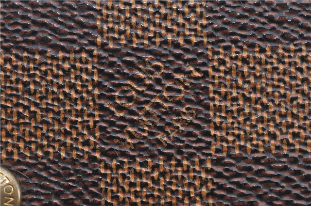 Authetic LOUIS VUITTON Damier Portefeuille Elise Bifold Wallet N61654 LV H7875