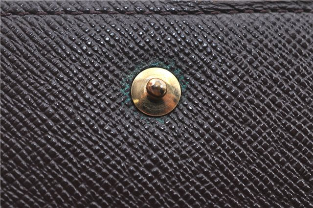 Authetic LOUIS VUITTON Damier Portefeuille Elise Bifold Wallet N61654 LV H7875