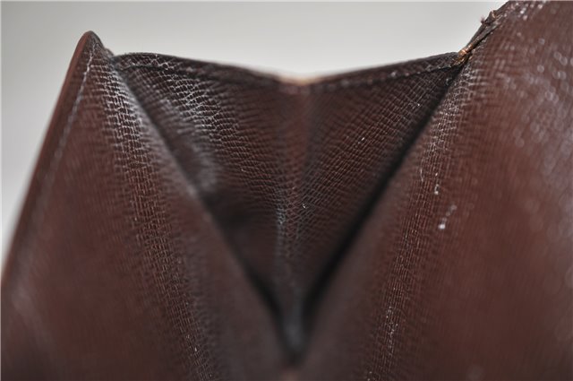 Authetic LOUIS VUITTON Damier Portefeuille Elise Bifold Wallet N61654 LV H7875