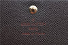 Authetic LOUIS VUITTON Damier Portefeuille Elise Bifold Wallet N61654 LV H7875