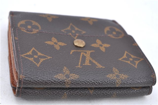 Auth LOUIS VUITTON Monogram Portefeuille Elise Bifold Wallet M61654 LV H7876