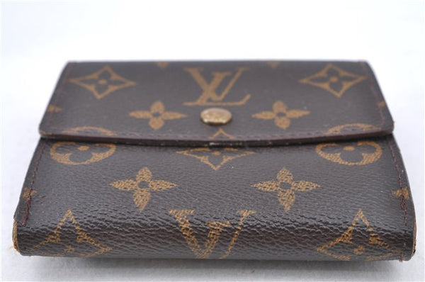 Auth LOUIS VUITTON Monogram Portefeuille Elise Bifold Wallet M61654 LV H7876