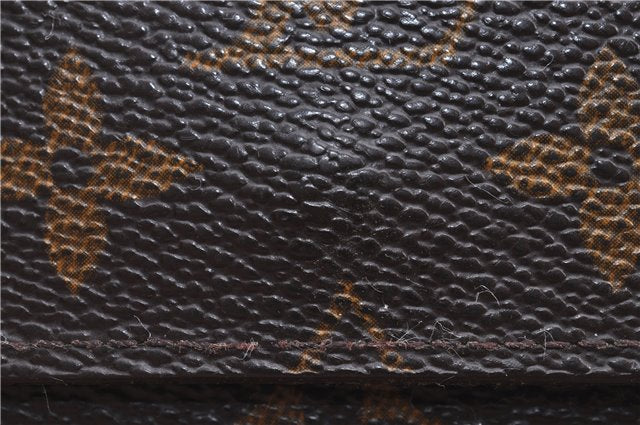 Auth LOUIS VUITTON Monogram Portefeuille Elise Bifold Wallet M61654 LV H7876