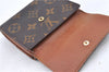 Auth LOUIS VUITTON Monogram Portefeuille Elise Bifold Wallet M61654 LV H7876