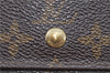 Auth LOUIS VUITTON Monogram Portefeuille Elise Bifold Wallet M61654 LV H7877