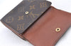 Auth LOUIS VUITTON Monogram Portefeuille Elise Bifold Wallet M61654 LV H7877