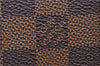 Authentic LOUIS VUITTON Damier Compact Zip Bifold Wallet Purse N61668 LV H7879