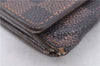 Auth LOUIS VUITTON Damier Porte Monnaie Billets Tresor Wallet N61730 LV H7884