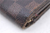 Auth LOUIS VUITTON Damier Porte Monnaie Billets Tresor Wallet N61730 LV H7884