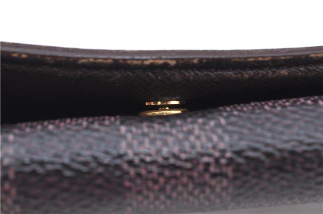 Auth LOUIS VUITTON Damier Porte Monnaie Billets Tresor Wallet N61730 LV H7884