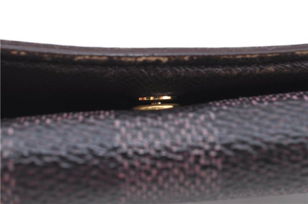 Auth LOUIS VUITTON Damier Porte Monnaie Billets Tresor Wallet N61730 LV H7884