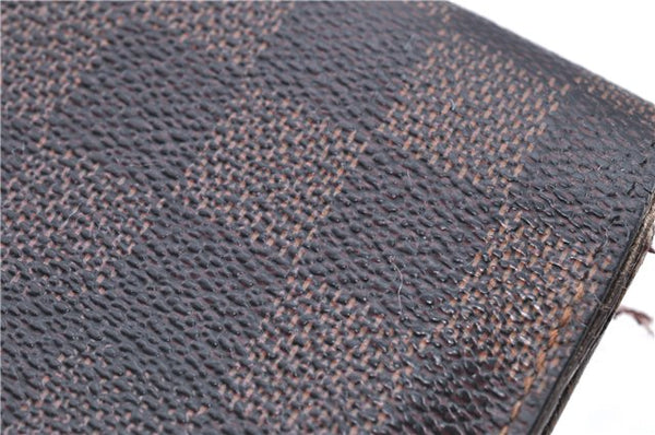 Auth LOUIS VUITTON Damier Porte Monnaie Billets Tresor Wallet N61730 LV H7884