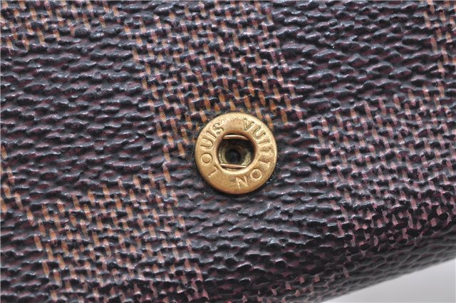 Auth LOUIS VUITTON Damier Porte Monnaie Billets Tresor Wallet N61730 LV H7884