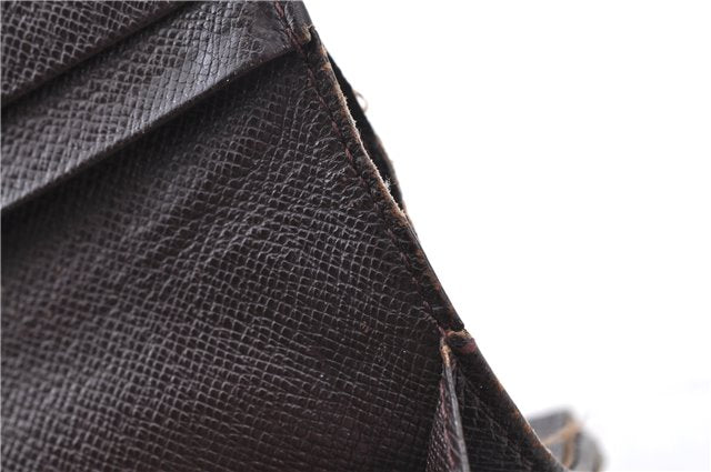 Auth LOUIS VUITTON Damier Porte Monnaie Billets Tresor Wallet N61730 LV H7884