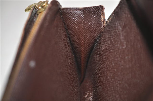 Auth LOUIS VUITTON Damier Porte Monnaie Billets Tresor Wallet N61730 LV H7884