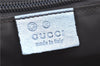 Authentic GUCCI 2Way Shoulder Travel Bag GG Canvas Leather 257298 Silver H7886