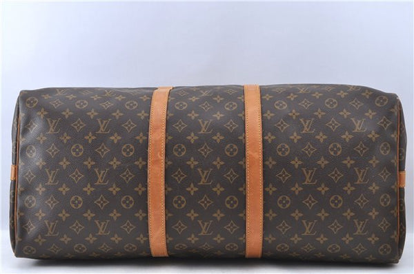 Auth LOUIS VUITTON Monogram Keepall Bandouliere 60 Boston Bag M41412 LV H7893