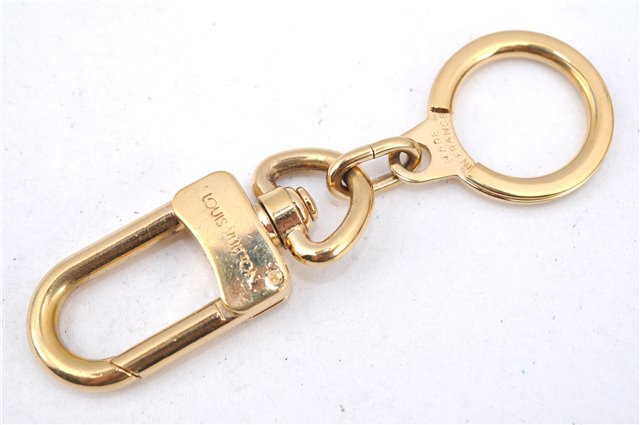 Authentic LOUIS VUITTON Charm Key Chain Anokre Gold M62694 LV H7905