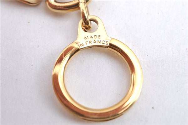 Authentic LOUIS VUITTON Charm Key Chain Anokre Gold M62694 LV H7905