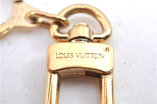 Authentic LOUIS VUITTON Charm Key Chain Anokre Gold M62694 LV H7905