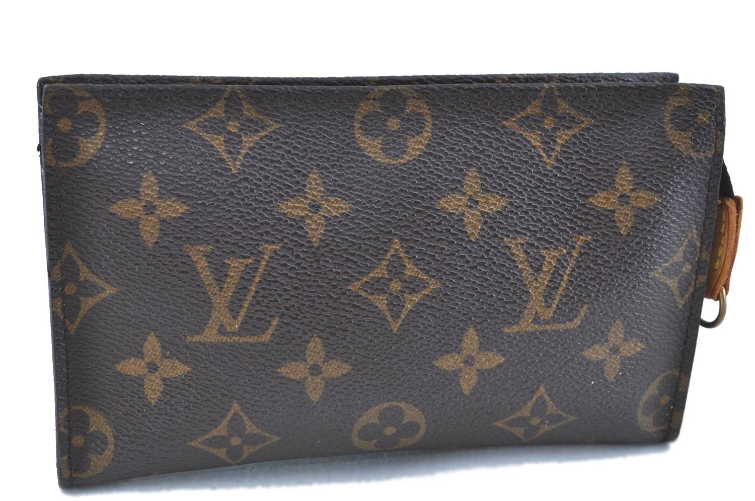 Authentic LOUIS VUITTON Monogram Pouch For Bucket PM LV H7907