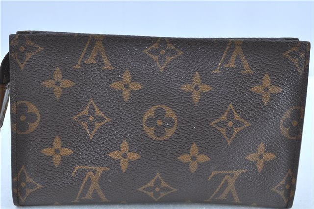 Authentic LOUIS VUITTON Monogram Pouch For Bucket PM LV H7907