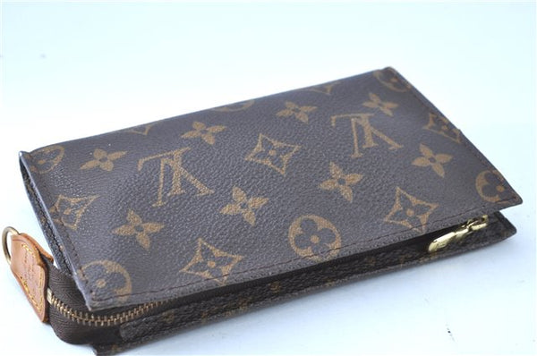 Authentic LOUIS VUITTON Monogram Pouch For Bucket PM LV H7907