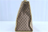 Authentic GUCCI Shoulder Tote Bag GG Canvas Leather 109101 Brown Yellow H7908