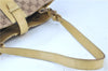 Authentic GUCCI Shoulder Tote Bag GG Canvas Leather 109101 Brown Yellow H7908