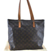 Authentic LOUIS VUITTON Monogram Cabas Mezzo Tote Bag M51151 LV H7914