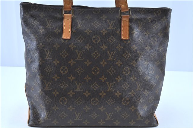Authentic LOUIS VUITTON Monogram Cabas Mezzo Tote Bag M51151 LV H7914