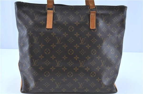 Authentic LOUIS VUITTON Monogram Cabas Mezzo Tote Bag M51151 LV H7914