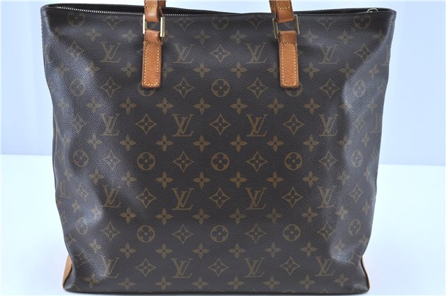 Authentic LOUIS VUITTON Monogram Cabas Mezzo Tote Bag M51151 LV H7914